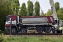 Schwerer VU LKW Zug Bergheim Kenten Koelnerstr P519